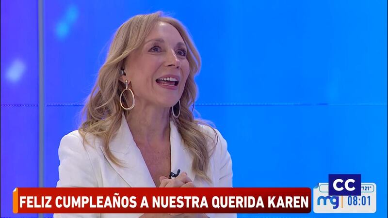 “No perder nunca el optimismo”: Karen Doggenweiler se emocionó hasta más no poder con saludos en el día de su cumpleaños