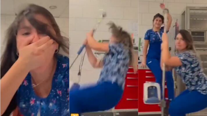 El bailet twerk realizado en un Cesfam de Talchuano, sigue generando estragos. Si primero, fue parodiado por diversas personalidades, desde Pancho Saavedra, La Botota, hasta Karen Doggenweiler y Diego Urrutia, ahora unas tens de un hospital realizaron una humorada, generando polémica en redes sociales.
Dos jóvenes, vestidas de uniforme y al interior de una sala de un centro asistencial, se grabaron arriba de unos equipos médicos, junto a la canción “Stop” de Sam Brown, la misma que cantaron dos mujeres en el recinto del sur del país.
“Wuajaja nuestra postulacion a talcahuano termina mal”, escribieron las funcionarias al publicar el video que se viralizó en redes y obtuvo miles de likes.
Si bien, la performance provocó risas, también generó reproches, puesto que una de ellas cae y bota la maquinaria, la cual se golpea en el piso.
“¿La mejor parodia? ¿Saben cuánto cuesta el equipo que azotaron contra el piso? ¿Y si esa máquina ahora falla en sus mediciones? ¿Saben lo que significa?”, criticaron desde la cuenta que replicaron el registro en Twitter.
“La chica al parecer no rompe el dispositivo, es un sistema de alto flujo (incompleto) Lo que me perturba es que la otra esté arriba del carro de paro Después nos miran a huevo, o piensan que vamos a puro webiar al trabajo, por esta gente tonta”, comentó otra usuaria.
“Te encuentro razón, esta bien que quieran hacer chistes sobre lo que pasó, pero trabajan en salud pública po! Un área crítica del país”, “Y si trabaja en hospital público, hospital San José creo que leí en un lanyard de una compañera con la q subió un video, se cagó de susto la Tens, bajó el video. Espero que les abran sumario y se queden sin pega por irresponsables”.
Incluso, otros pidieron sumario.
“Sumario por romper equipos de trabajo”, “Esto es más grave que un bailecito”.