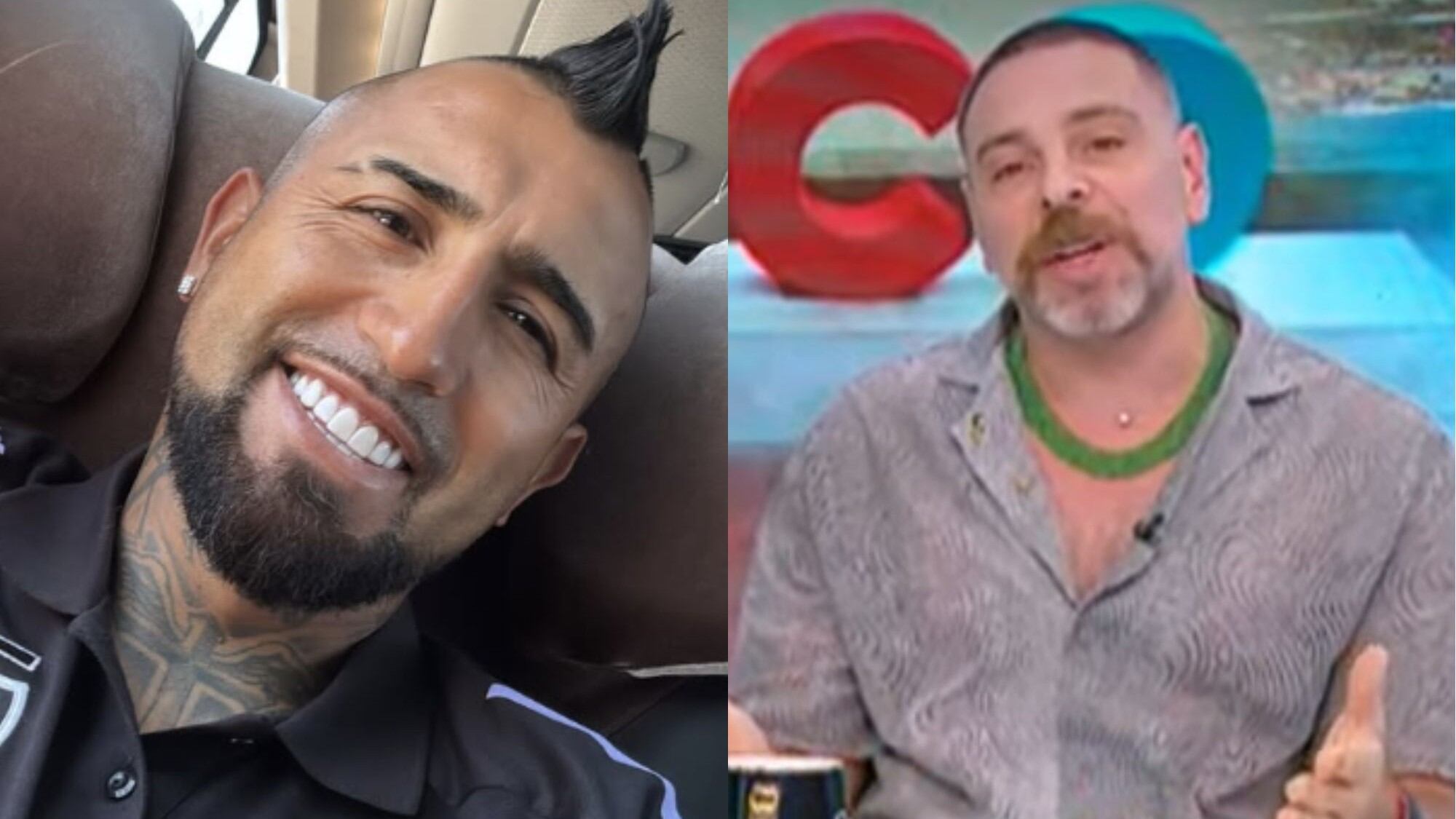 Arturo Vidal y José Antonio Neme