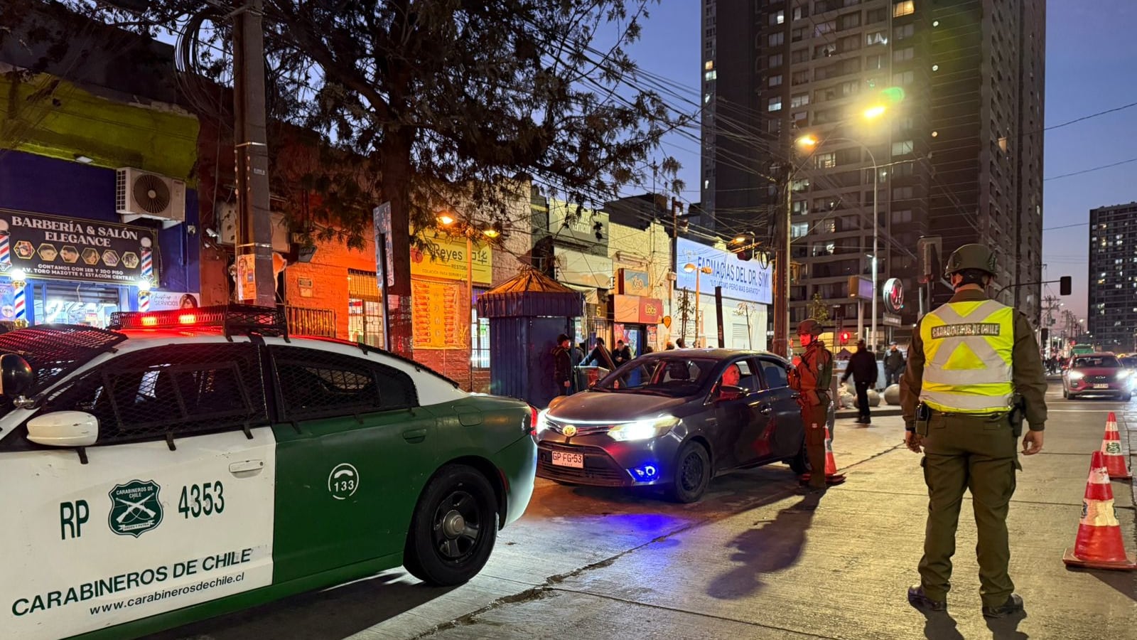 Plan de seguridad en Estación Central previo al 11 de septiembre