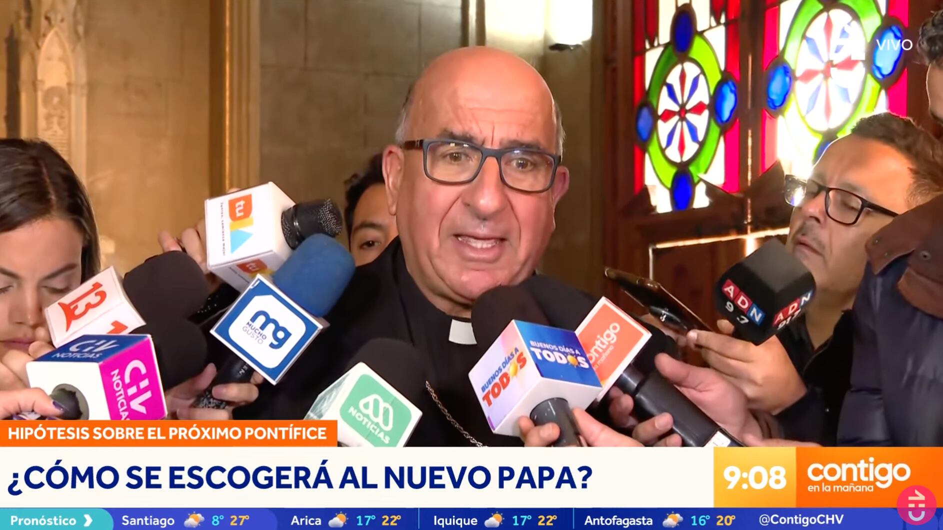 Cardenal Fernando Chomali participará en el cónclave que elegirá al nuevo Papa