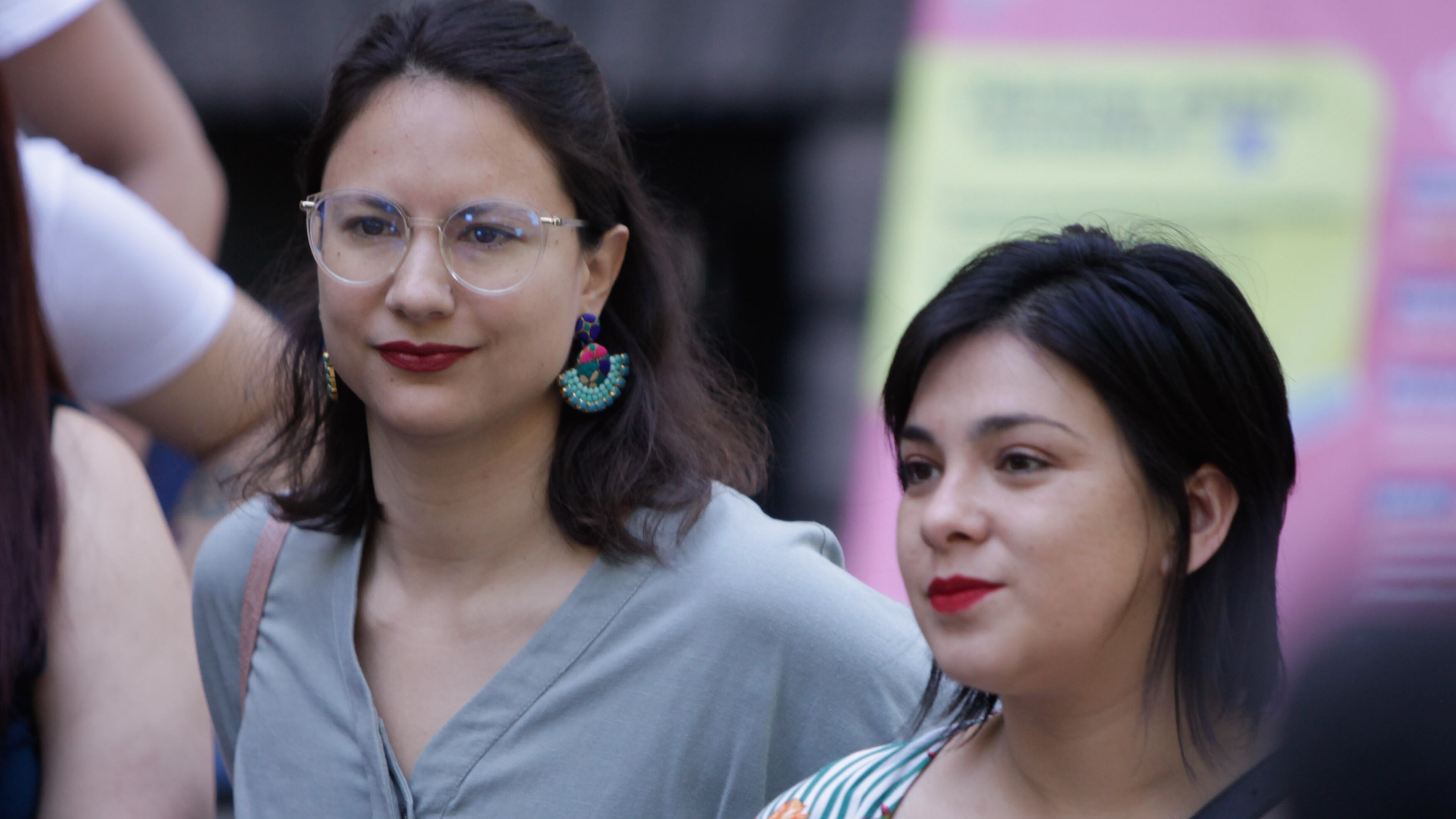 Primer encuentro de mujeres oficialistas | 20 DE NOVIEMBRE 2022/SANTIAGO
La alcaldesa de Santiago, Iraci Hassler, y la diputada comunista, Karol Cariola durante el Primer Encuentro de Mujeres Oficialistas.
FOTO: LUKAS SOLIS/AGENCIAUNO