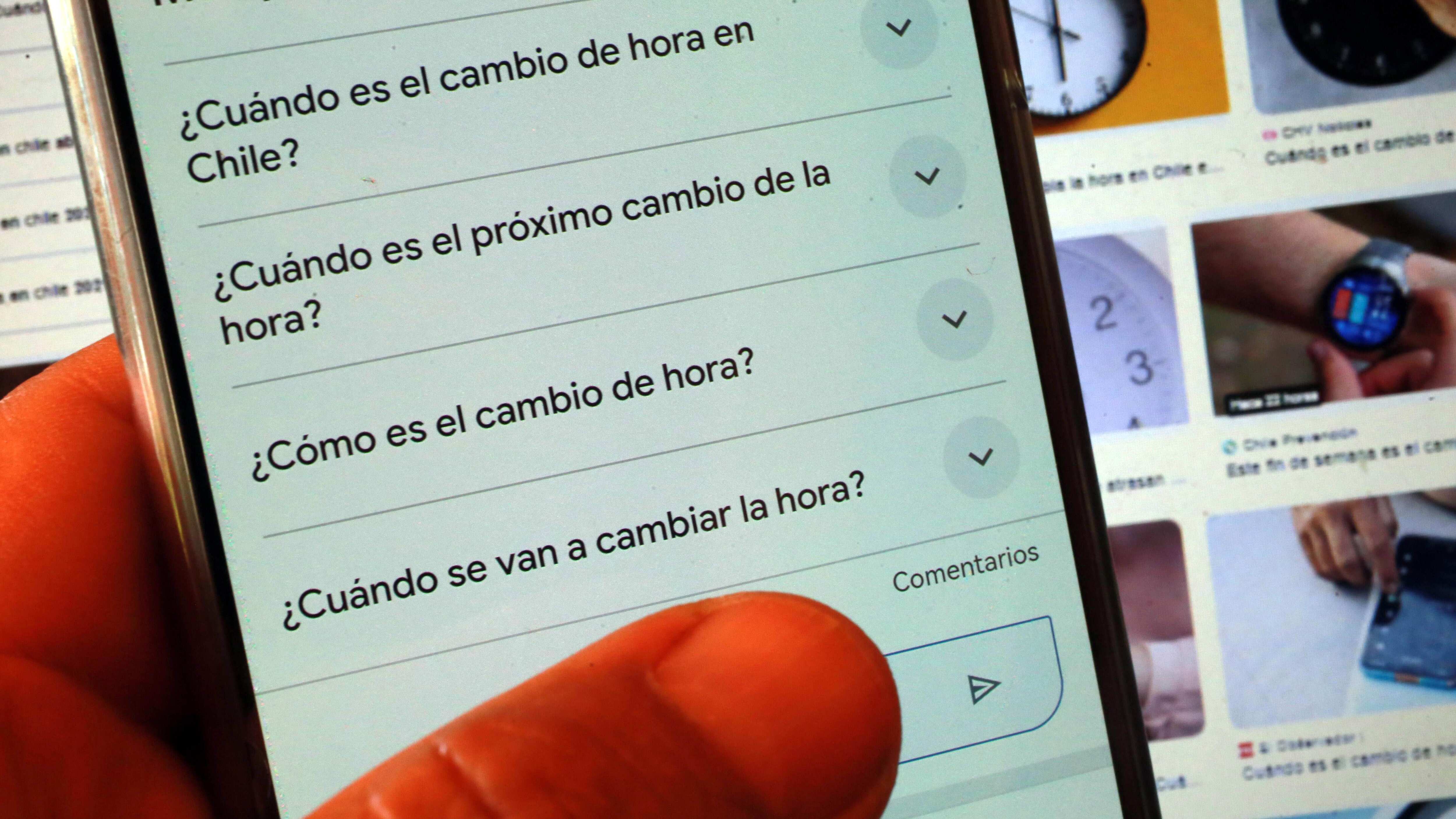 Cambio de Hora en Chile