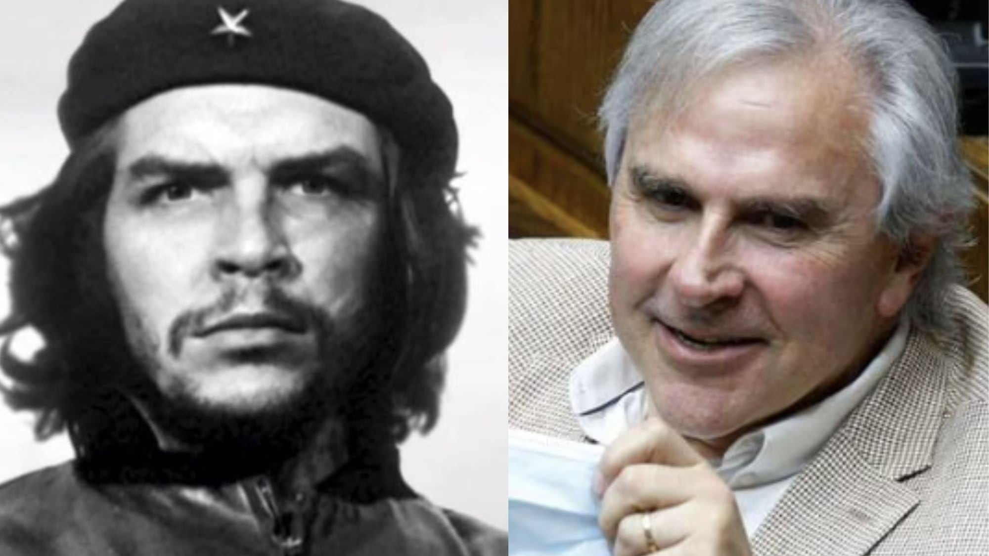 Iván Moreira y el Che Guevara