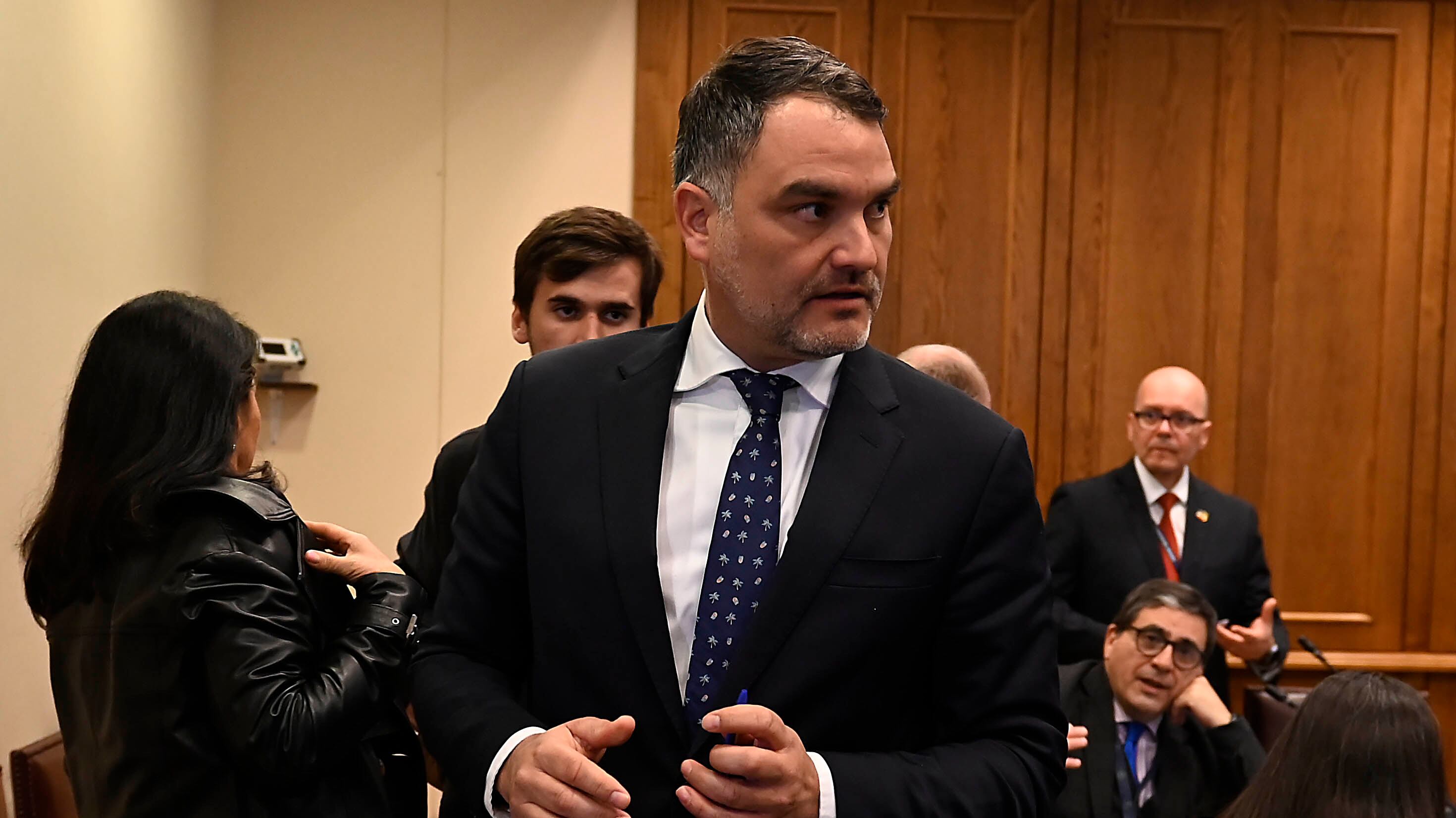 Javier Macaya, senador y expresidente de la UDI, hijo de Eduardo Macaya. / AGENCIAUNO