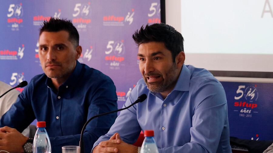 Gamadiel García junto a Fernando Burgos