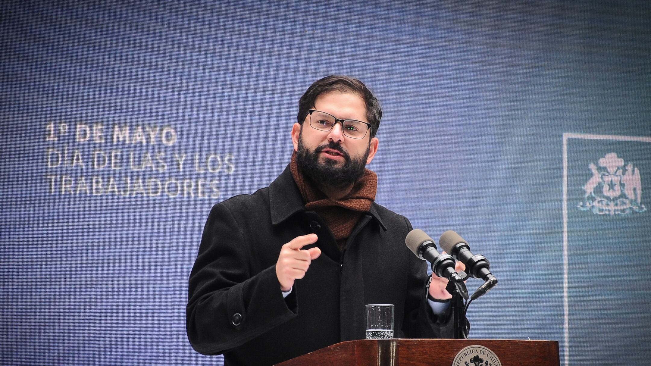 Presidente Gabriel Boric encabeza conmemoración del Día de las Trabajadoras y Trabajadores | 01 DE MAYO DEL 2025 / SANTIAGO
El Presidente Gabriel Boric encabeza la conmemoración del Día Internacional de las Trabajadoras y Trabajadores en el Hospital del Trabajador.
FOTO: VICTOR HUENANTE/ AGENCIAUNO