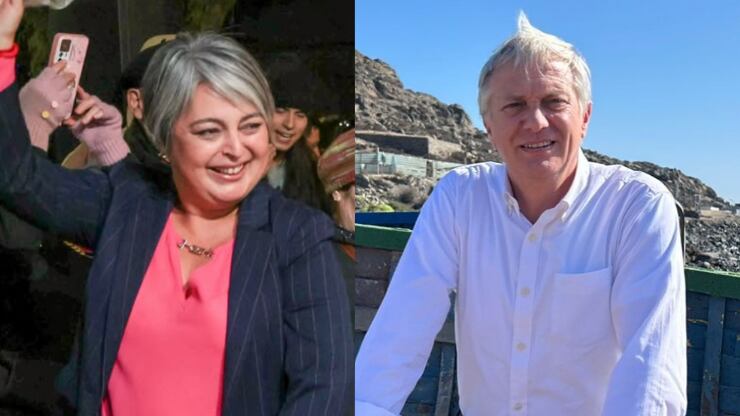 Jeannette jara y José Antonio Kast