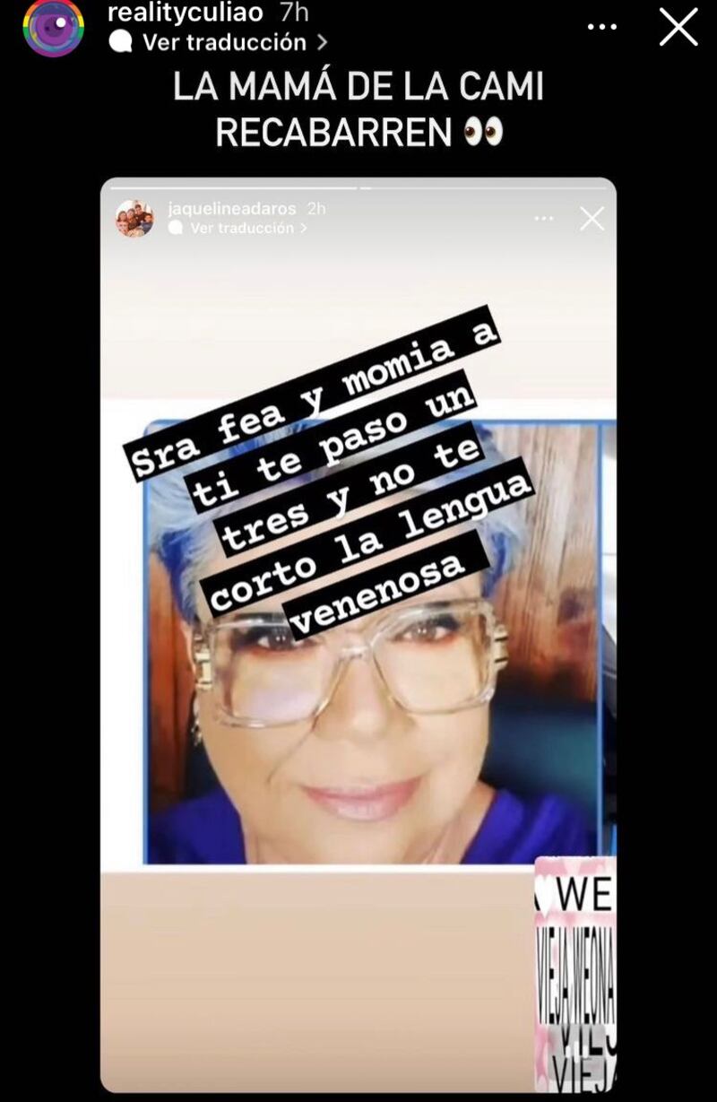 Storie mamá de Camila Recabarren