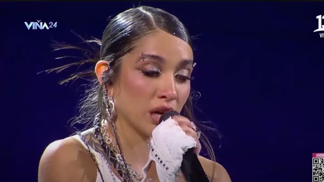 María Becerra en el Festival de Viña del Mar