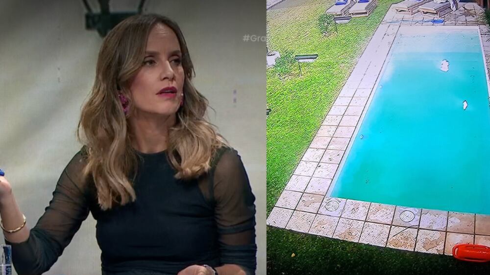Diana Bolocco y la piscina de Gran Hermano | Captura: CHV