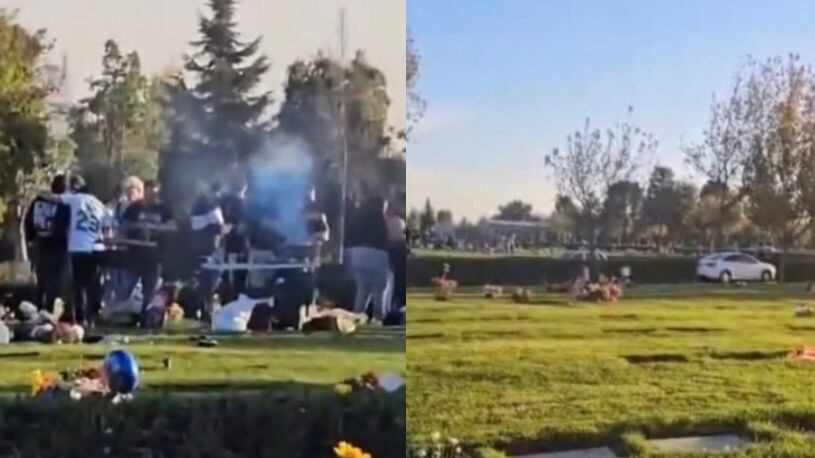 Al ritmo de “Mambo para los presos”: Celebración con asado y música en cementerio de Maipú desató indignación de visitantes