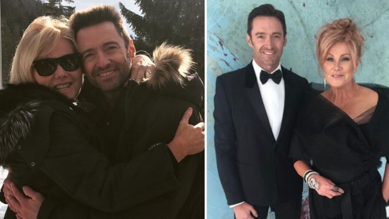 Hugh Jackman y su esposa