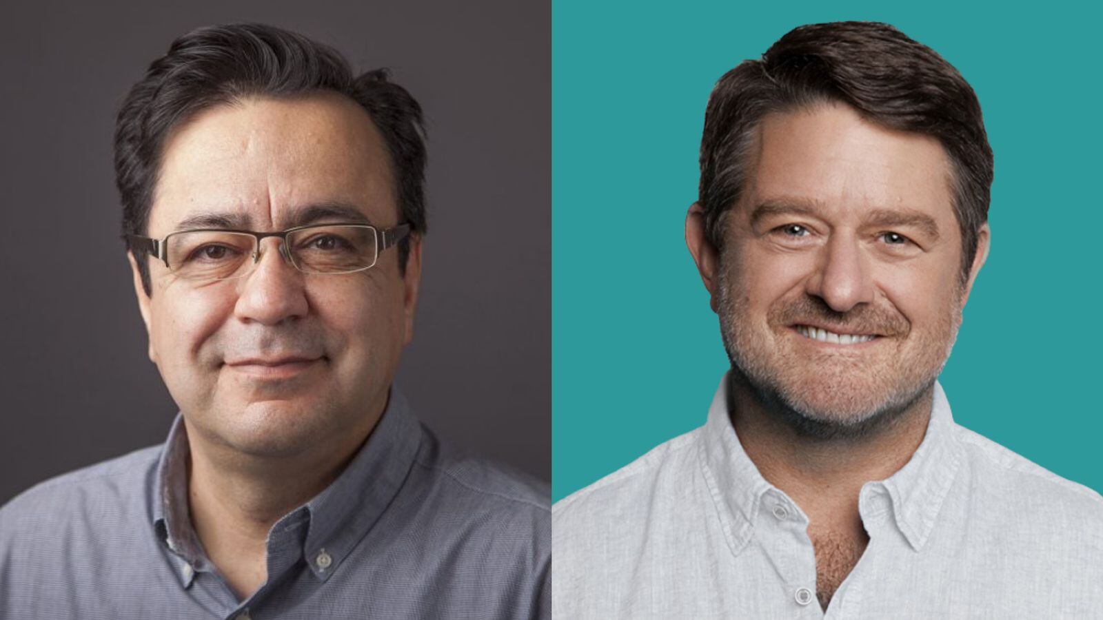 Claudio Fuentes y Claudio Orrego