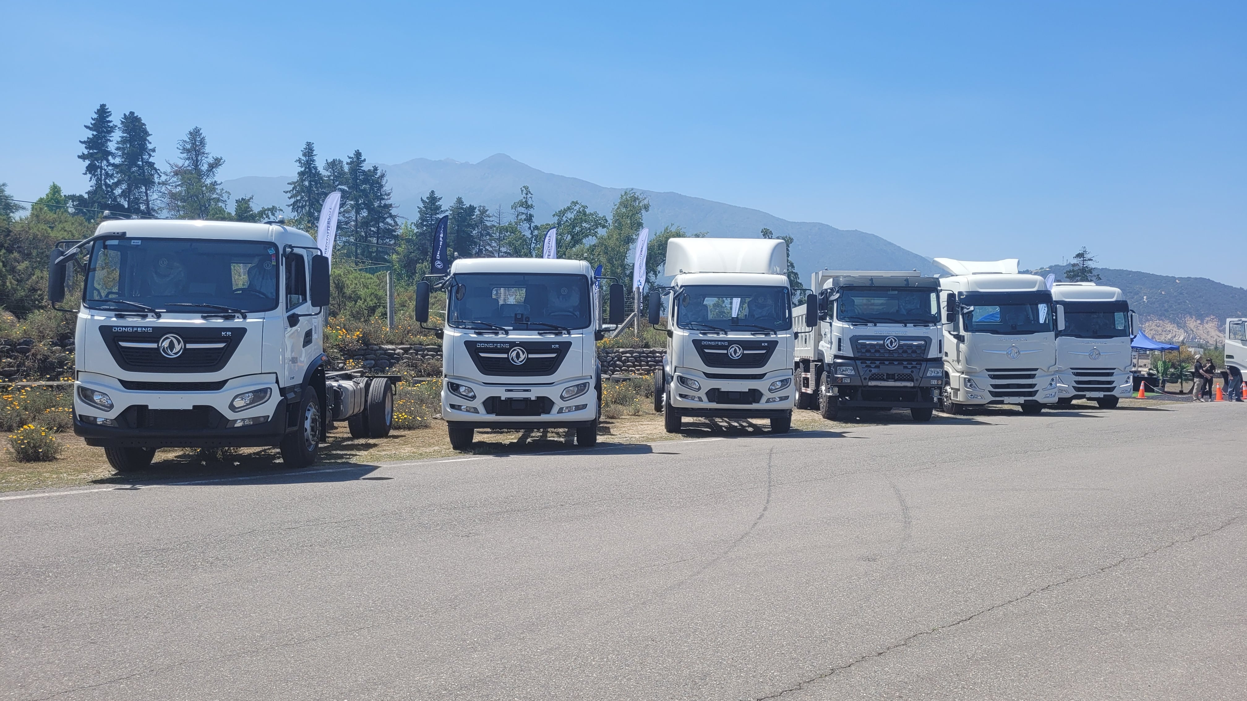 DongFeng presenta en Chile su nueva línea de camiones pesados y eléctricos