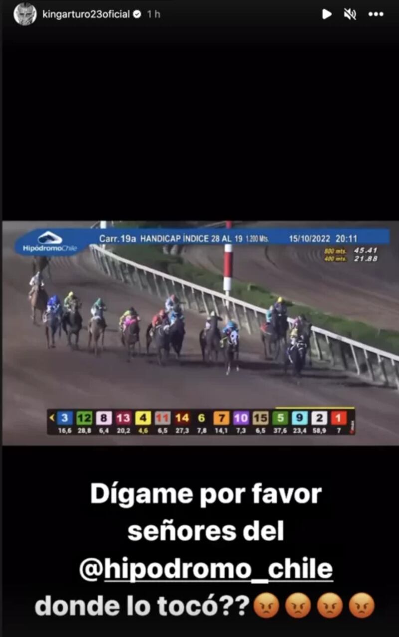 Hipódromo Chile amenaza con acciones legales contra Arturo Vidal, luego que él los acusara de “ladrones”