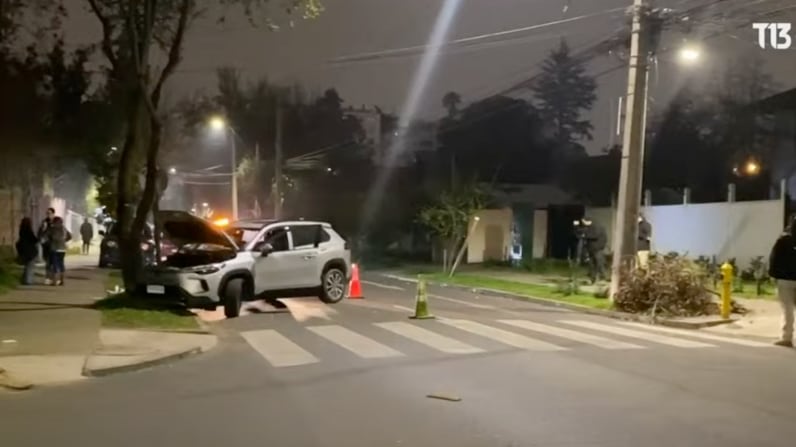Banda criminal en La Reina | Captura: T13 AM