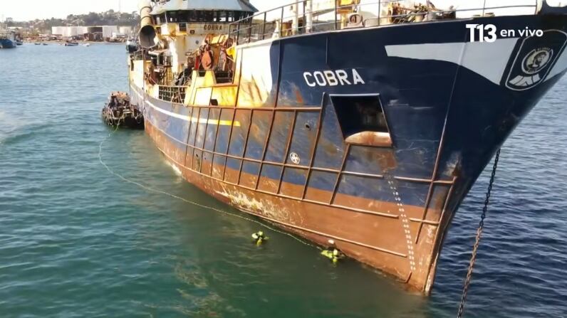 Barco pesquero Cobra, Caso Bruma | Captura: T13