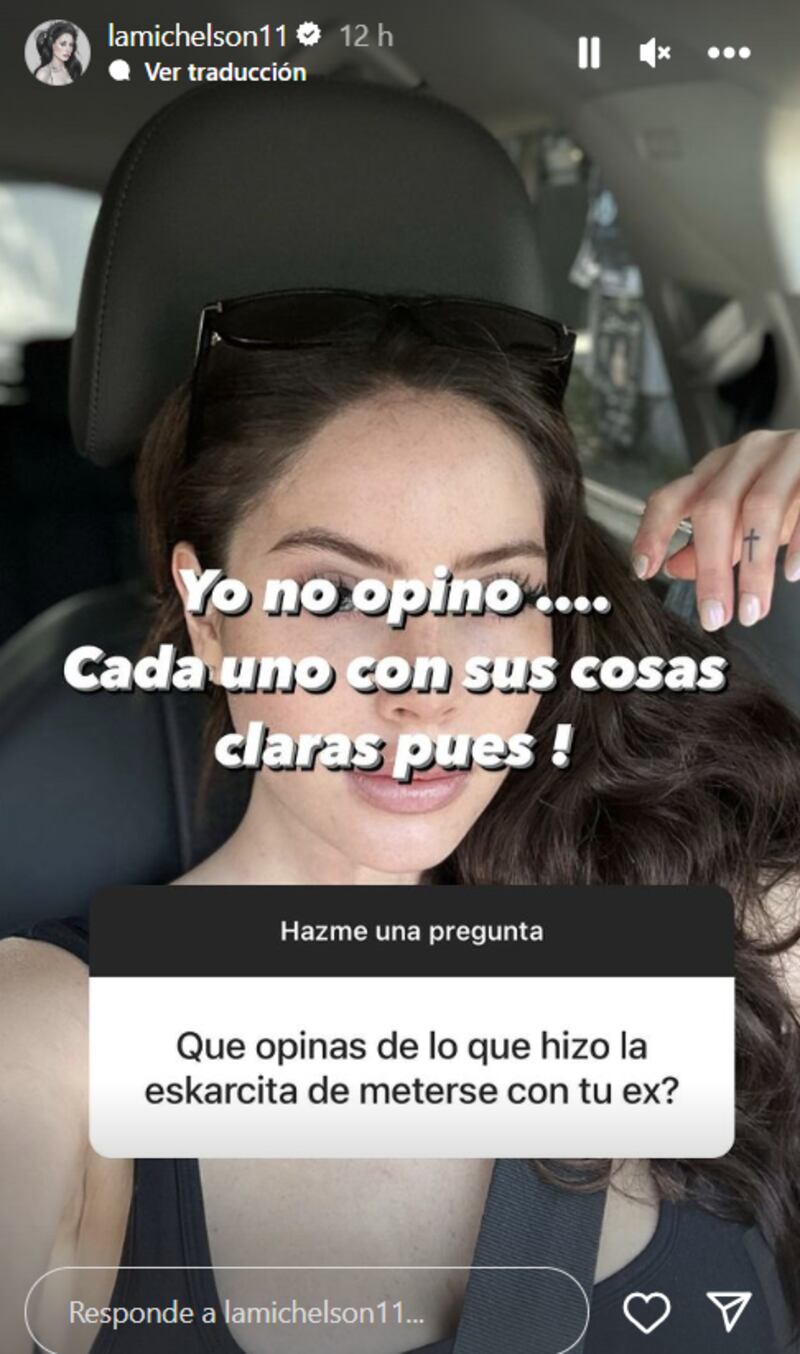 Historia de Ignacia Michelson | Instagram