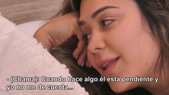 La venezolana sinceró anoche en el reality del 13 su desconfianza a Luis Mateucci.