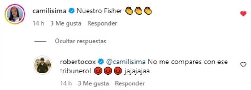 Al periodista de CHV no le gustó demasiado que lo compararan con Fisher, DJ y productor australiano de música electrónica.