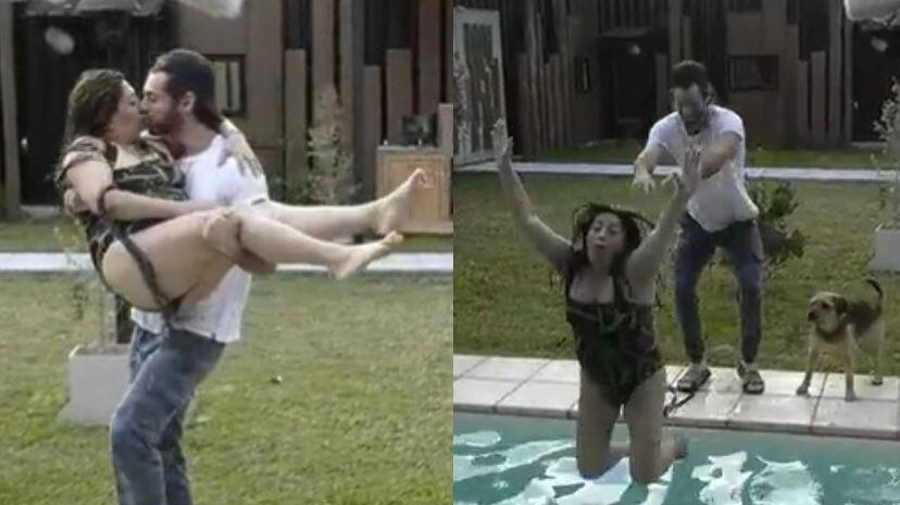 Jennifer se la jugó y le dio un beso a Lucas