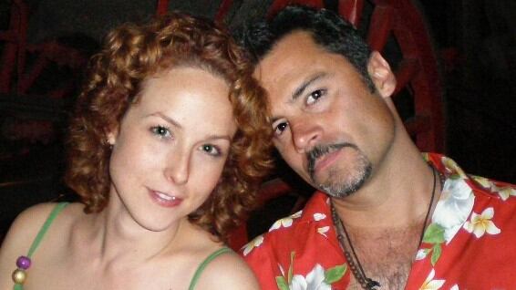 Felipe Camiroaga y Paola Bontempi