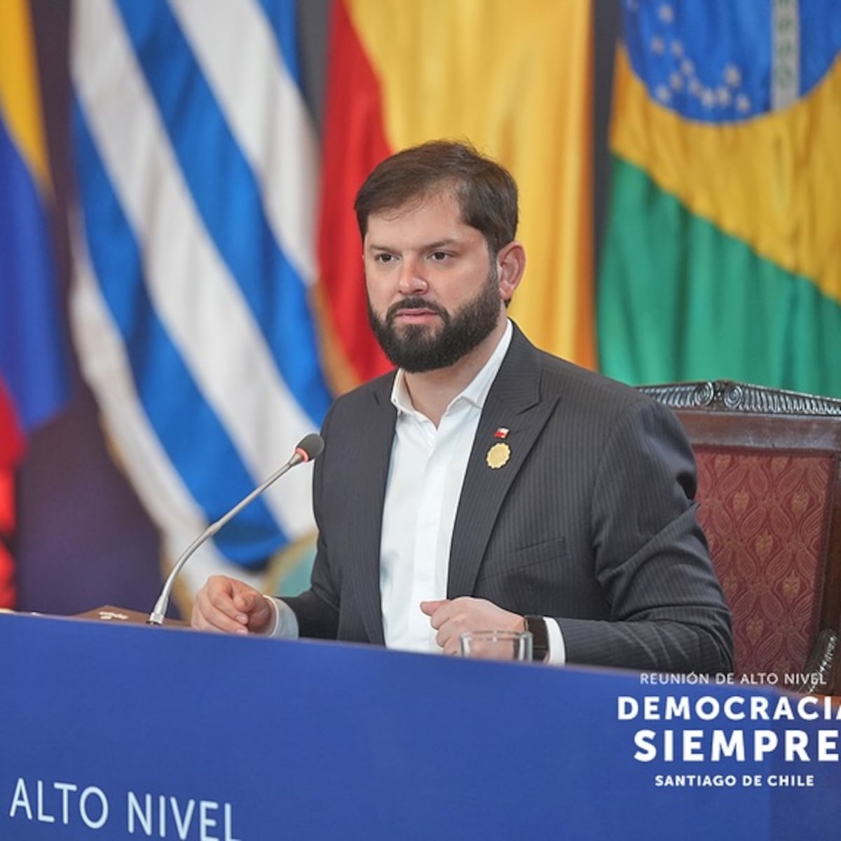 Presidente Boric se reúne con mandatarios progresistas en La Moneda Presidente Boric se reúne con mandatarios progresistas en La Moneda