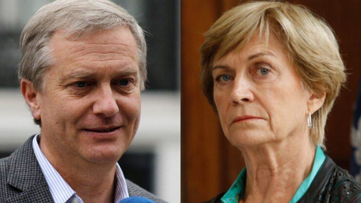 Evelyn Matthei y José Antonio Kast