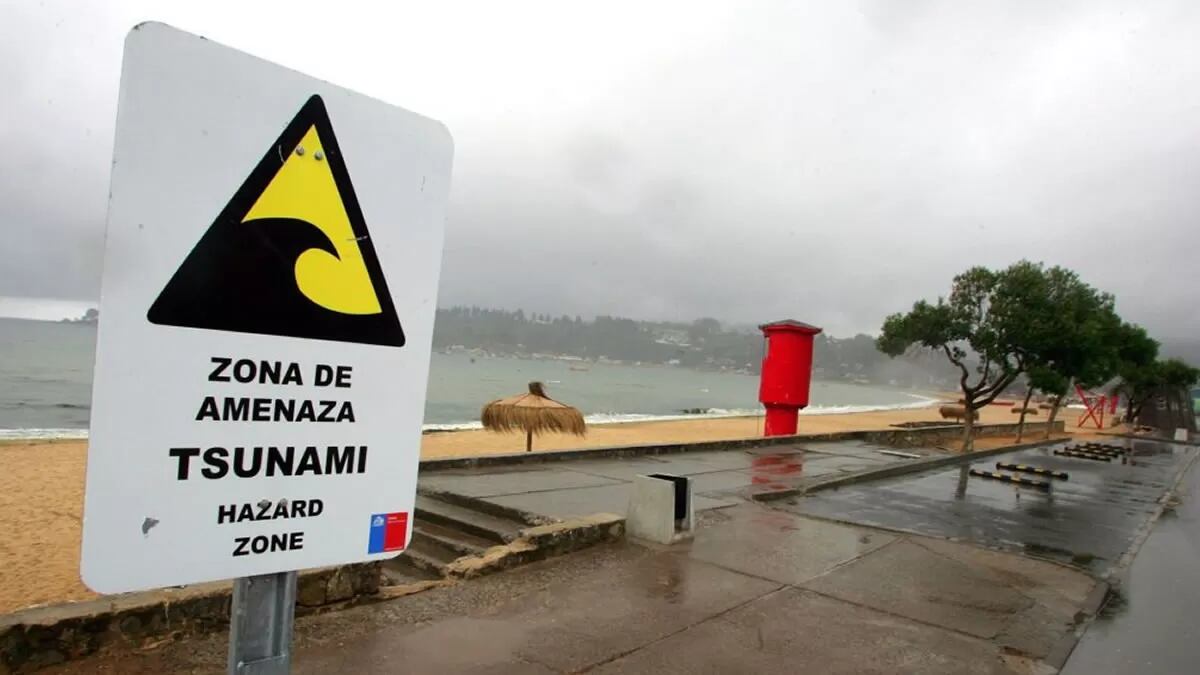 Imagen referencial "zona de amenaza tsunami"
