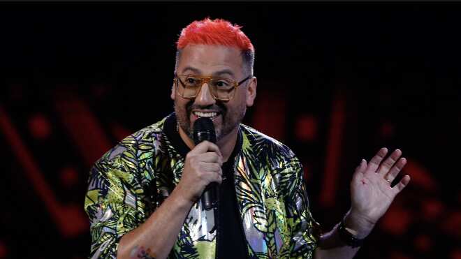 Alex Ortiz en el Festival de Viña del Mar | Agencia Uno