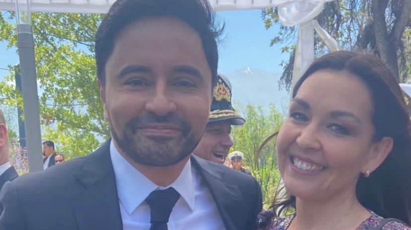 Denisse Malebrán y Rodolfo Carter. Captura de Instagram