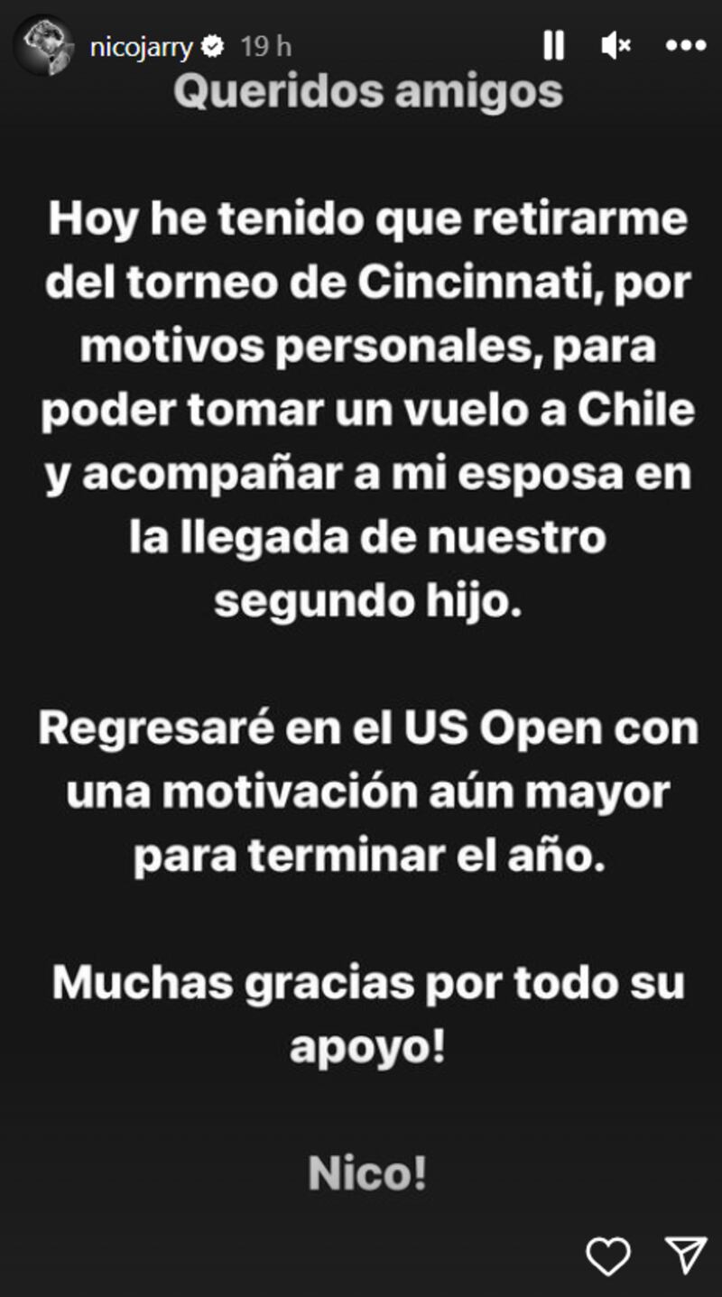 Nicolás Jarry | Instagram