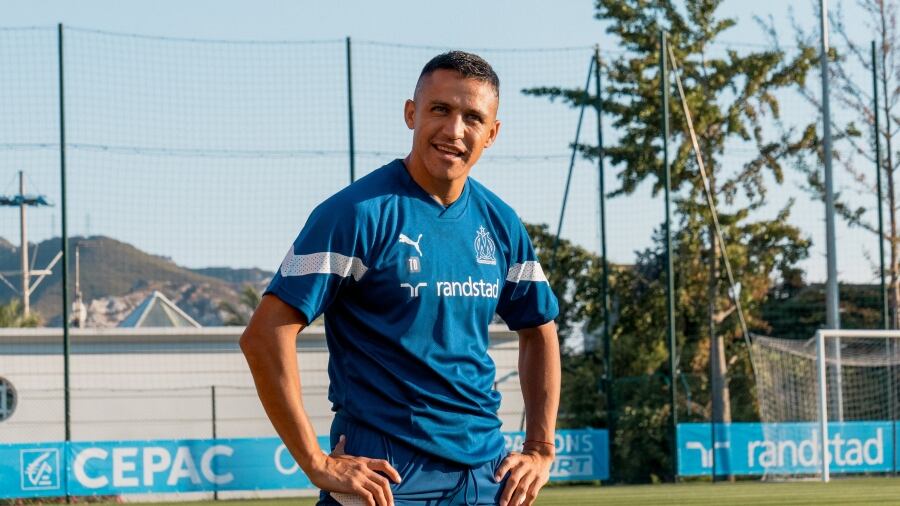 El tocopillano vive sus primeros días en el Olympique de Marsella.