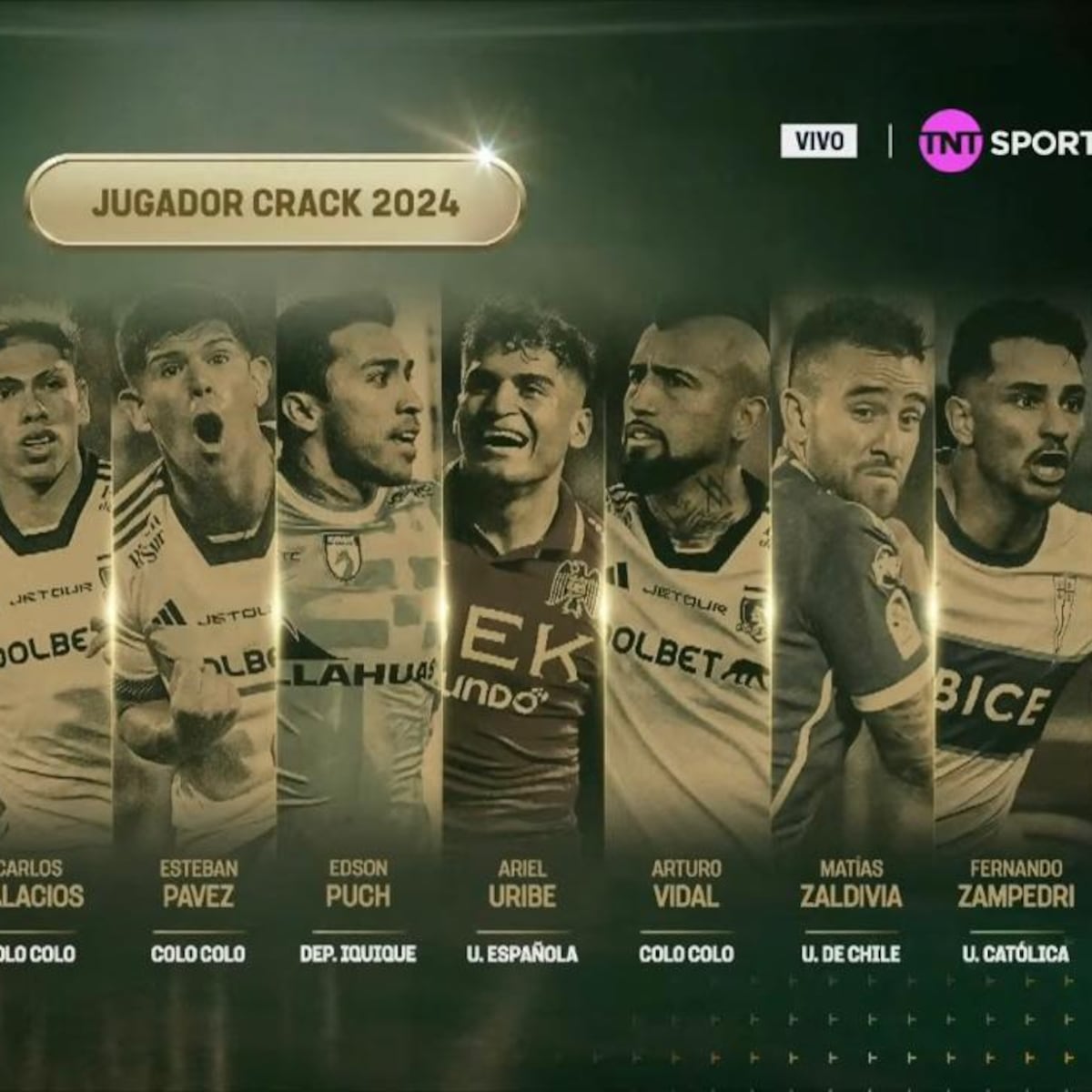 Descubre a los nominados de la Gala Crack 2024 del fútbol chileno Descubre a los nominados de la Gala Crack 2024 del fútbol chileno