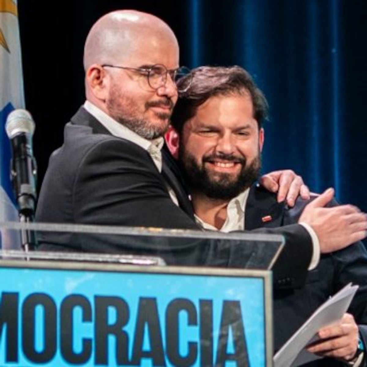 Presidente Boric elogia a Giorgio Jackson en homenaje a Mujica Presidente Boric elogia a Giorgio Jackson en homenaje a Mujica