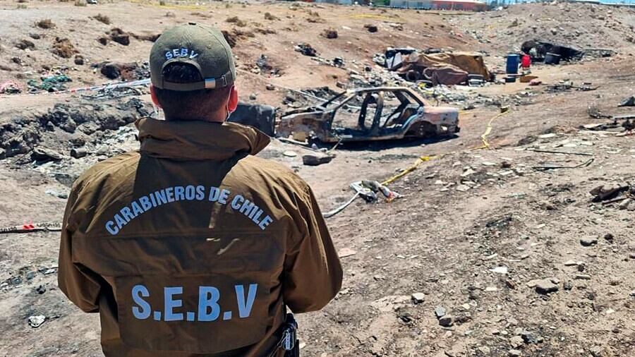 Carabineros en Iquique, Aton Chile.