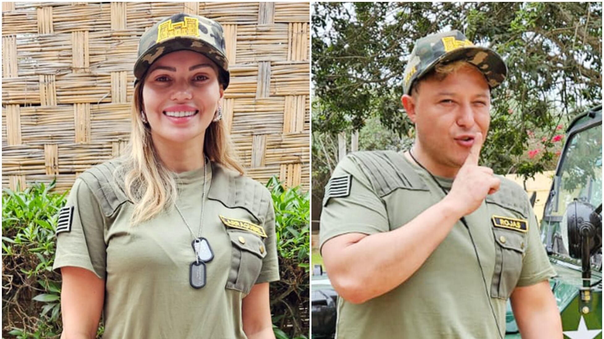 Faloon Larraguibel y Sergio Rojas en Palabra de Honor