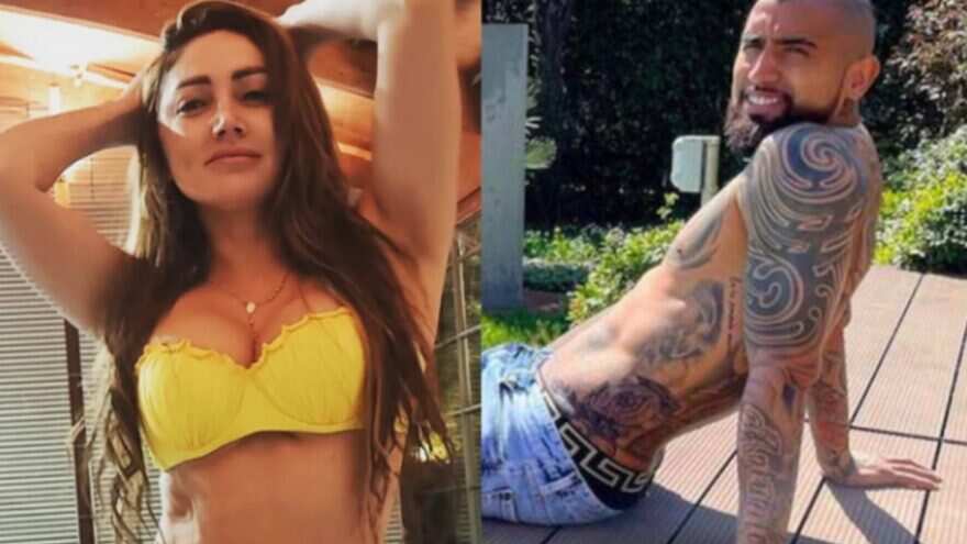 Carolina Molina y Arturo Vidal