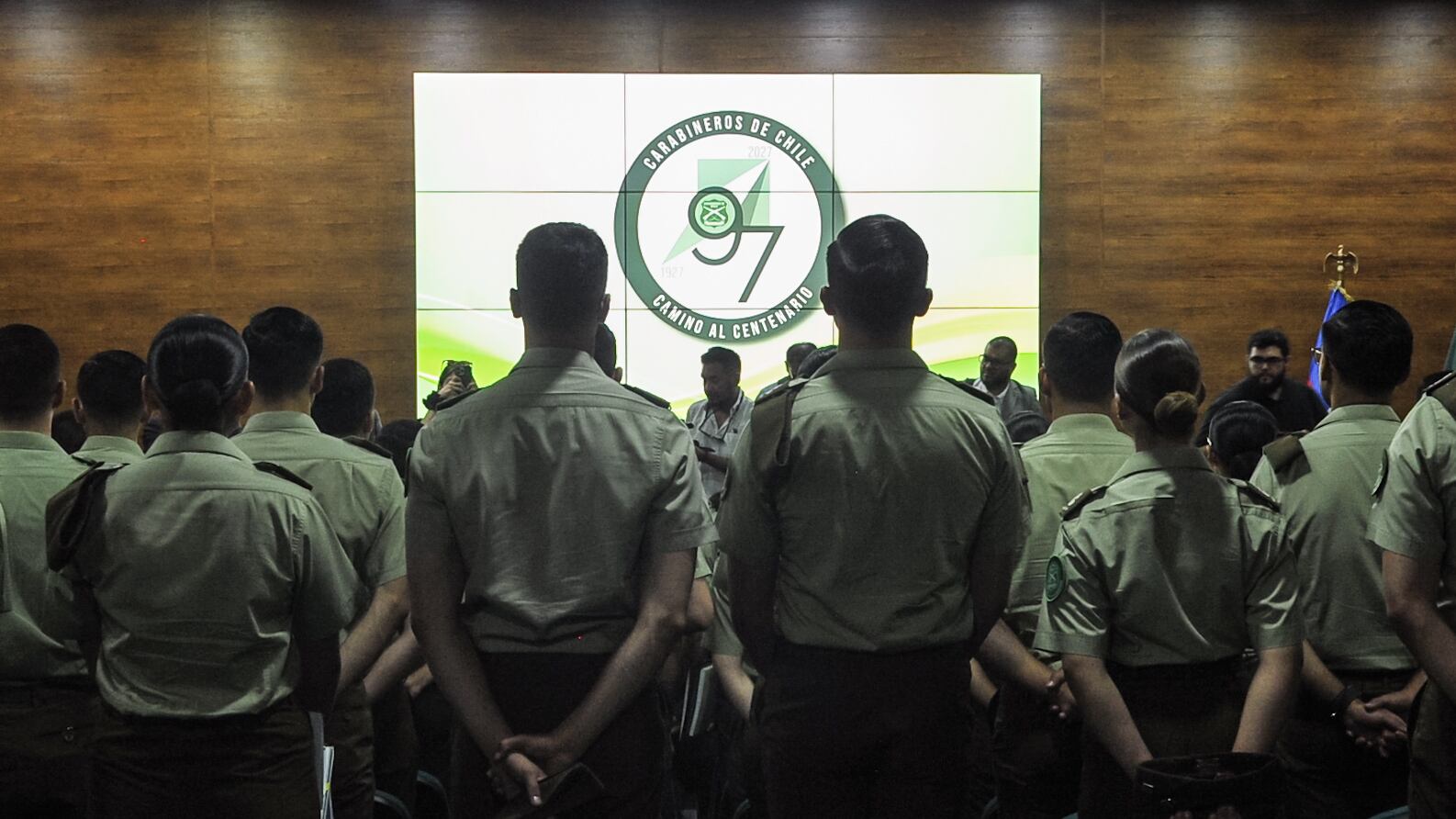 Lanzan capacitación para policías sobre Libertad de Prensa y Seguridad de Periodistas | 21 DE NOVIEMBRE DE 2024 / SANTIAGO
La ministra de la secretaría general de Gobierno, Camila Vallejo; la subsecretaria de Prevención del Delito, Carolina Leitao; el General Director de Carabineros, Marcelo Araya Zapata; y el jefe de Educación de la Oficina Regional de la Unesco para América Latina y el Caribe, Valtencir Mendes, lanzan capacitación permanente para las policías sobre Libertad de Prensa y Seguridad de Periodistas.
FOTO: VICTOR HUENANTE / AGENCIAUNO