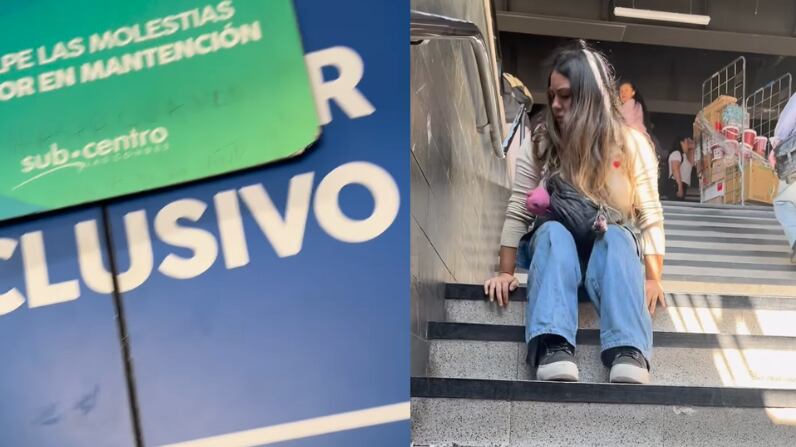 Joven denunció a Metro de Santiago | Fuente: Instagram @josefafarias
