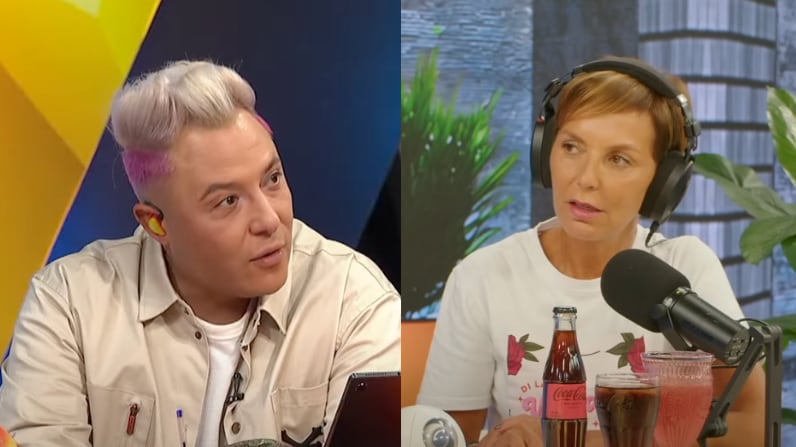 Sergio Rojas y Fran García-Huidobro | Captura: Que te lo digo y Di la verdad Rosa