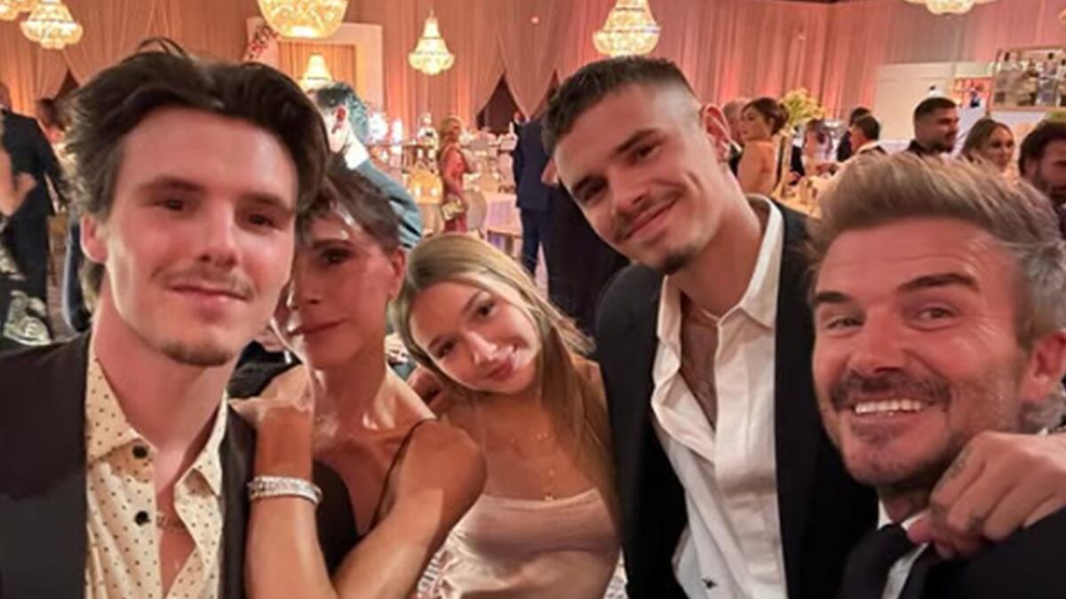 David y Victoria Beckham hijo