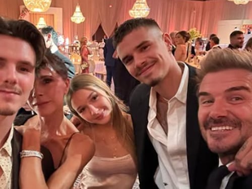 “¿Cómo sus padres lo permiten?”, Hijo de David y Victoria Beckham presume vacaciones con su novia 10 años mayor