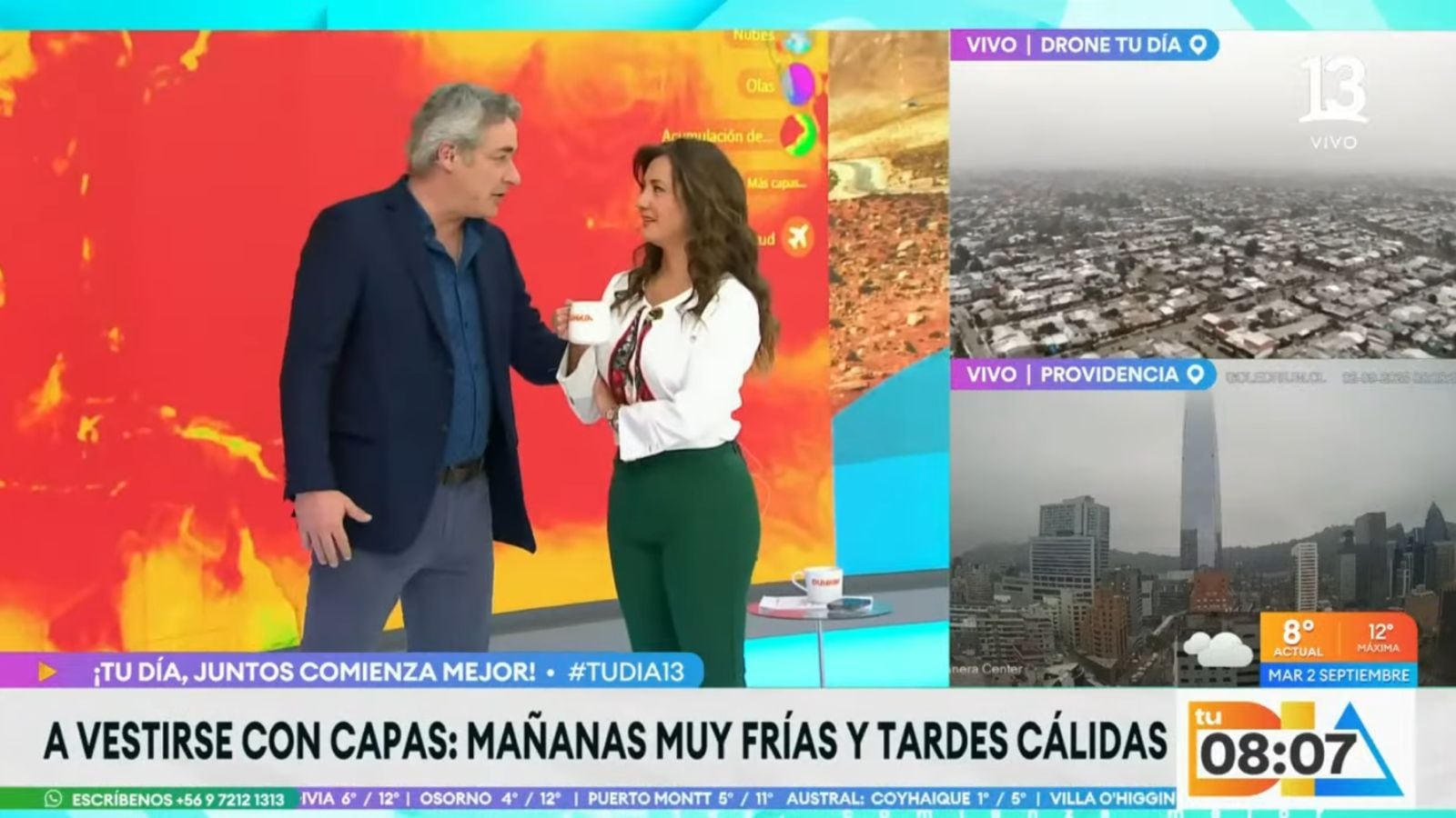 José Luis Repenning y Priscilla Vargas