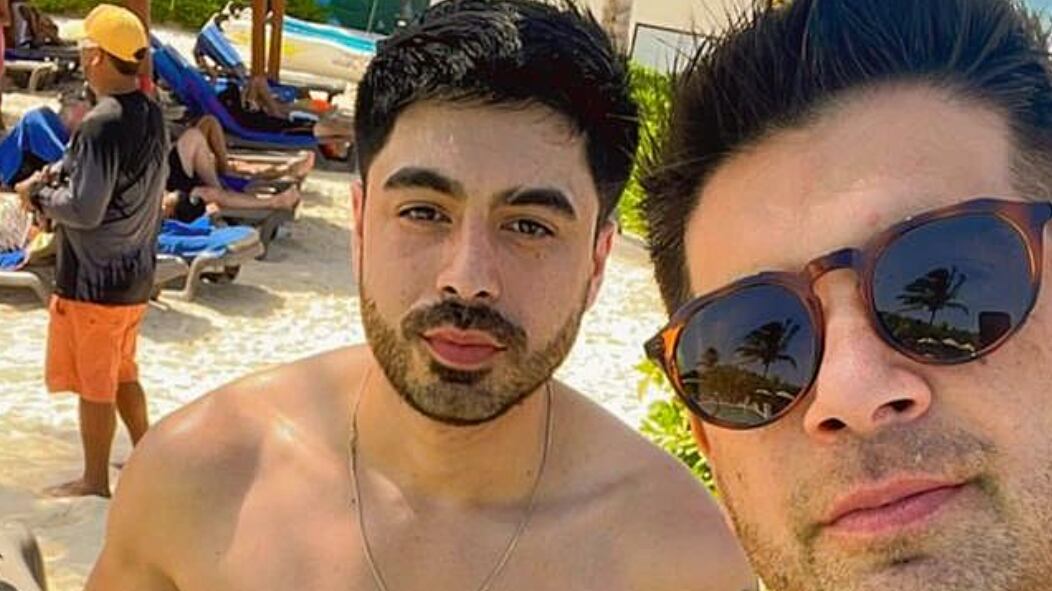 Mario Velasco y su hijo