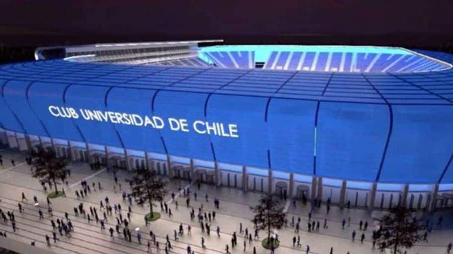 La maqueta del estadio de la U