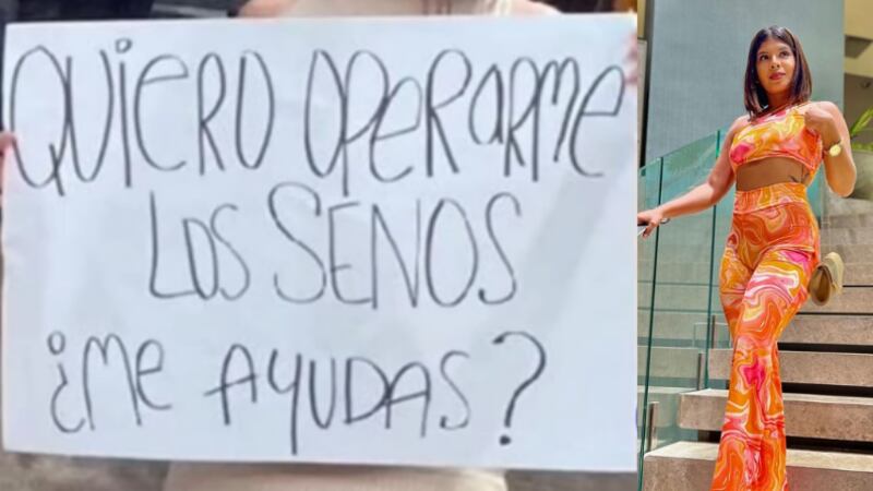 Mujer busca donaciones para operarse