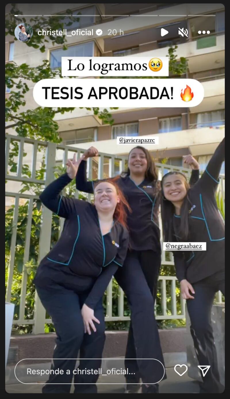 Historias Christell Rodríguez | Captura: Instagram