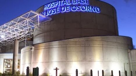 Imagen del frontis del recinto asistencial de la ciudad de Osorno.